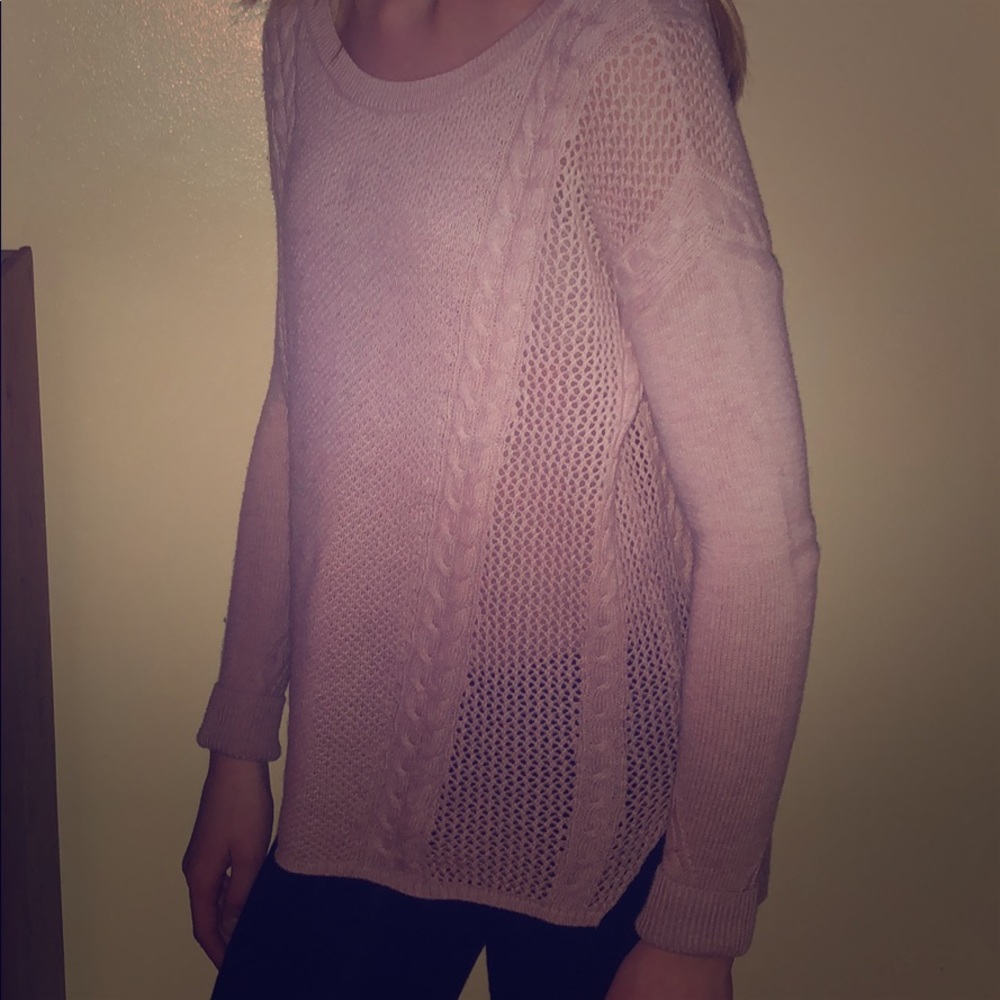 Pink Ombré Sweater